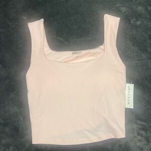 New with Tag Pacsun Womens Small Cropped Tank Top with Built in Bra!